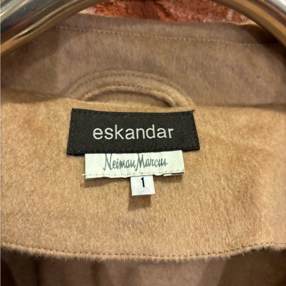 Eskandar Baby Camel Cardigan Coat (Eskandar size 0) - Picture 4 of 15